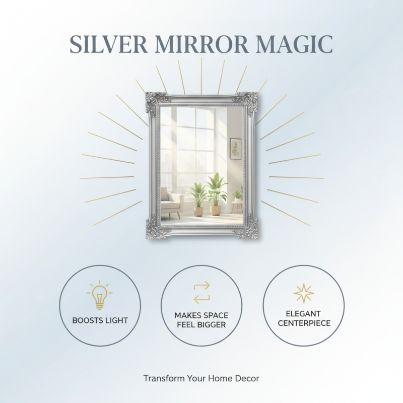 Why Choose a Silver Mirror for Your Home Decor?