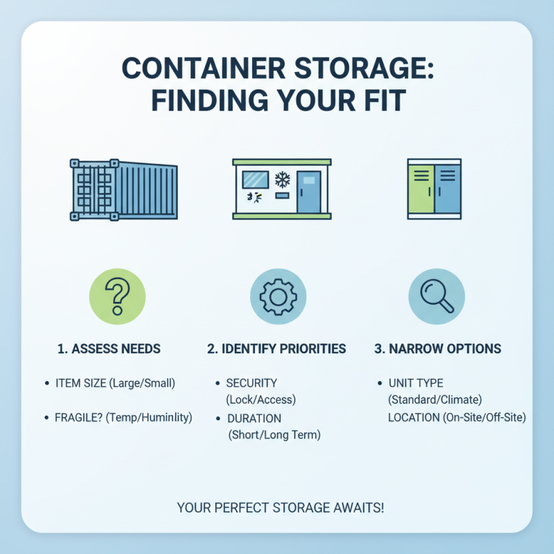 How to Choose the Right Container Storage Units for Your Needs?