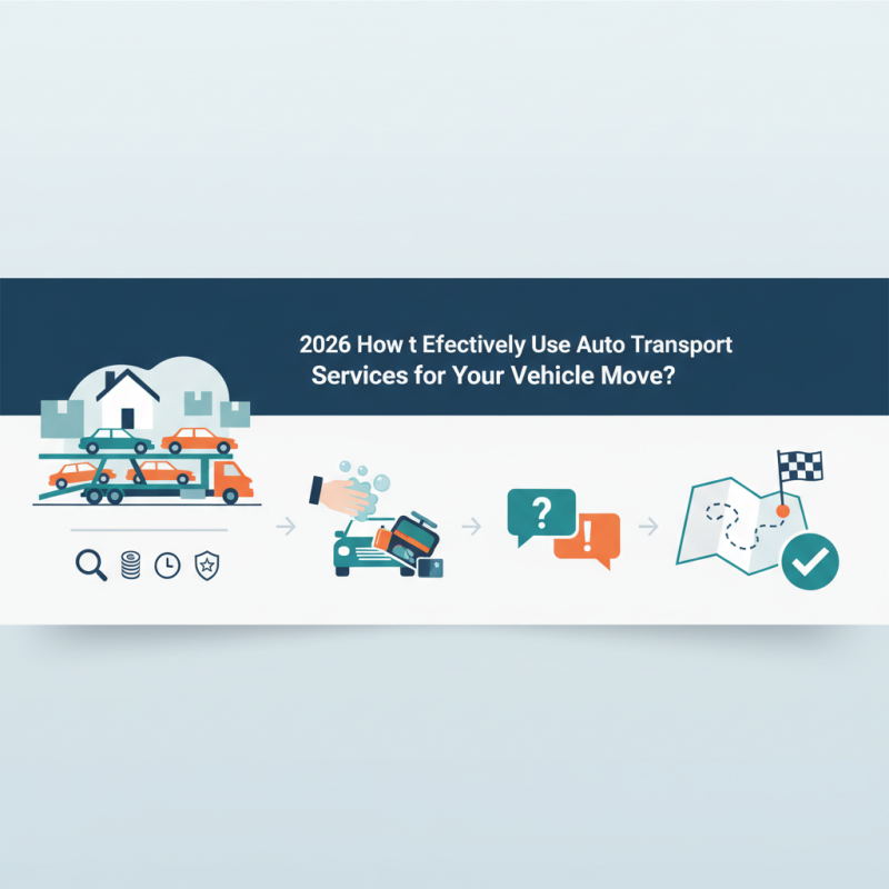 2026 How to Effectively Use Auto Transport Services for Your Vehicle Move?