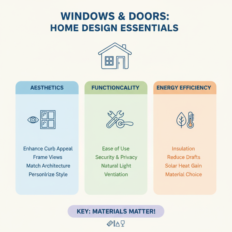 What is the Importance of Windows and Doors in Home Design?