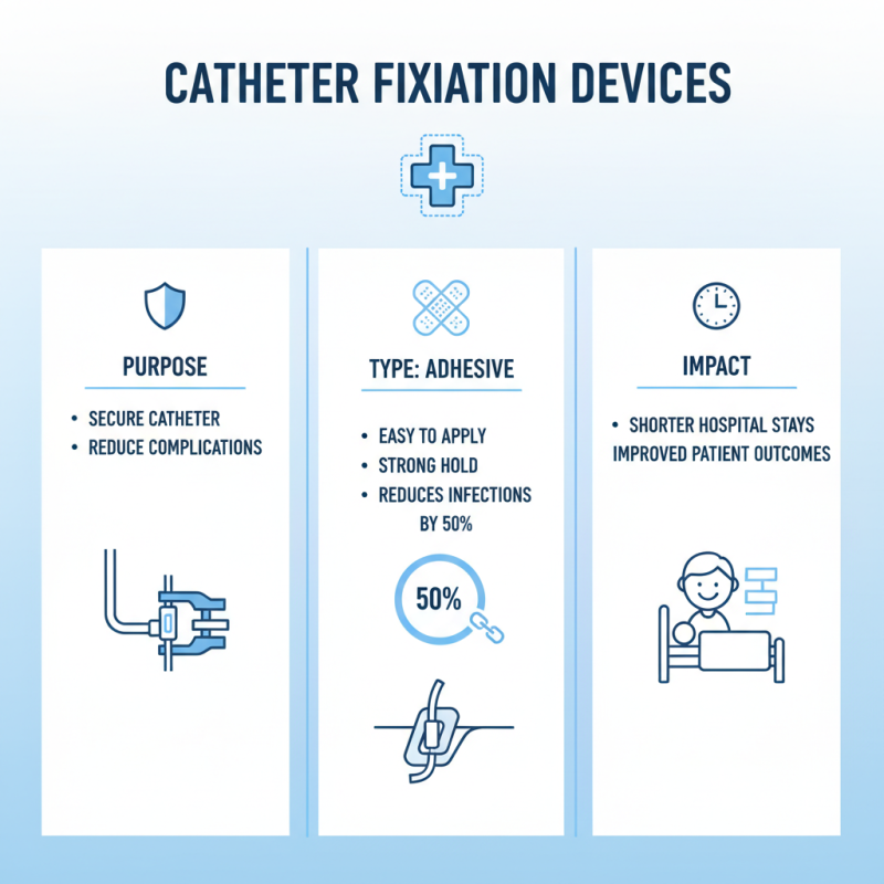 What is a catheter fixation device and how does it work?