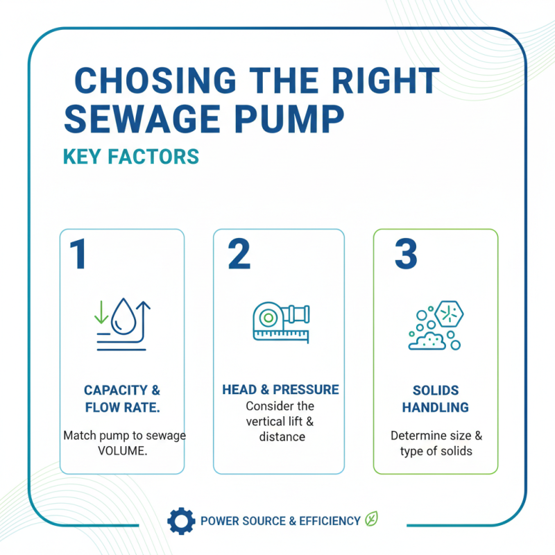 How to Choose the Right Sewage Pumps for Your Needs?
