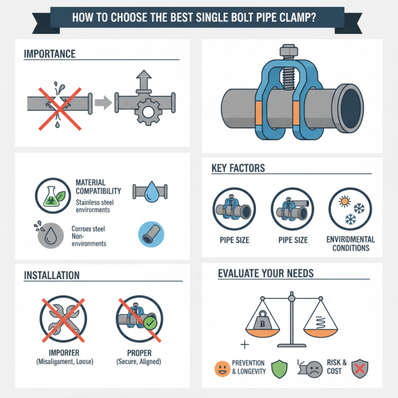 How to Choose the Best Single Bolt Pipe Clamp for Your Needs?
