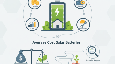 What is the Average Cost of a Solar Battery?