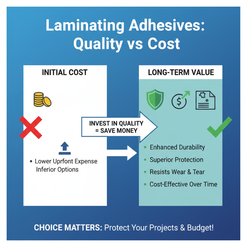 Why Choose the Right Laminating Adhesive for Your Projects?
