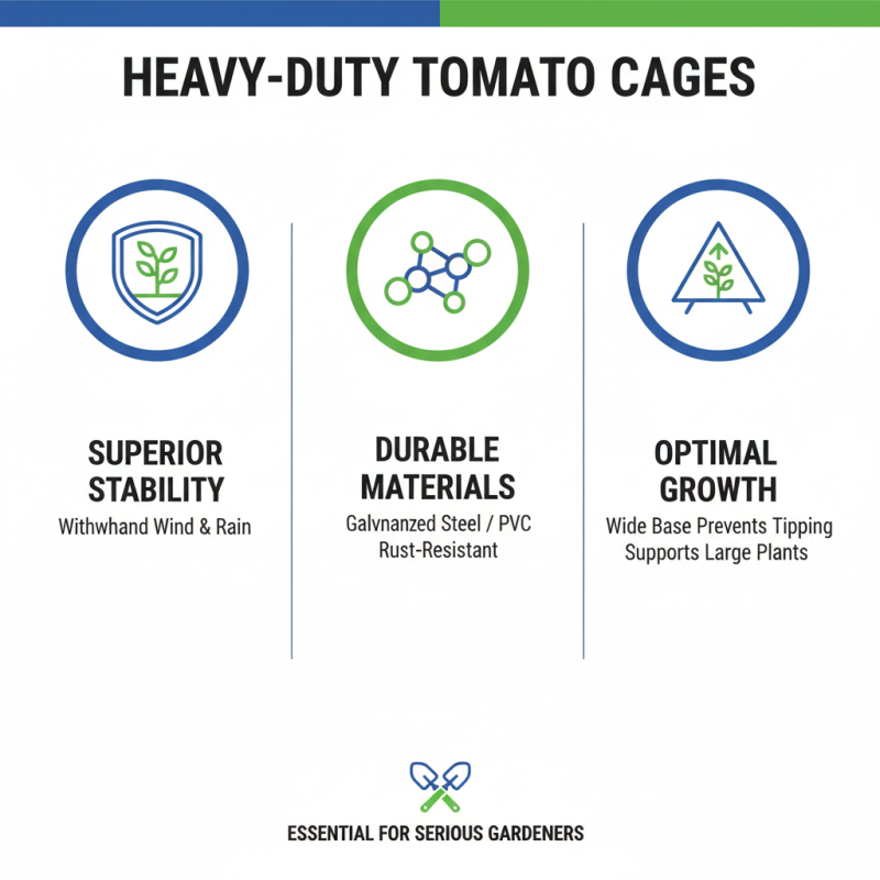 Why You Should Choose Heavy Duty Tomato Cages for Your Garden?
