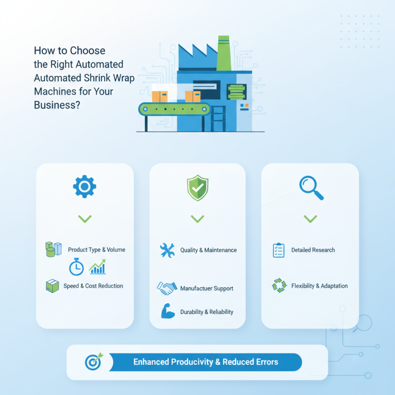 How to Choose the Right Automated Shrink Wrap Machines for Your Business?