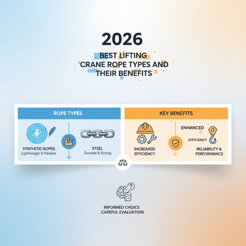 2026 Best Lifting Crane Rope Types and Their Benefits?