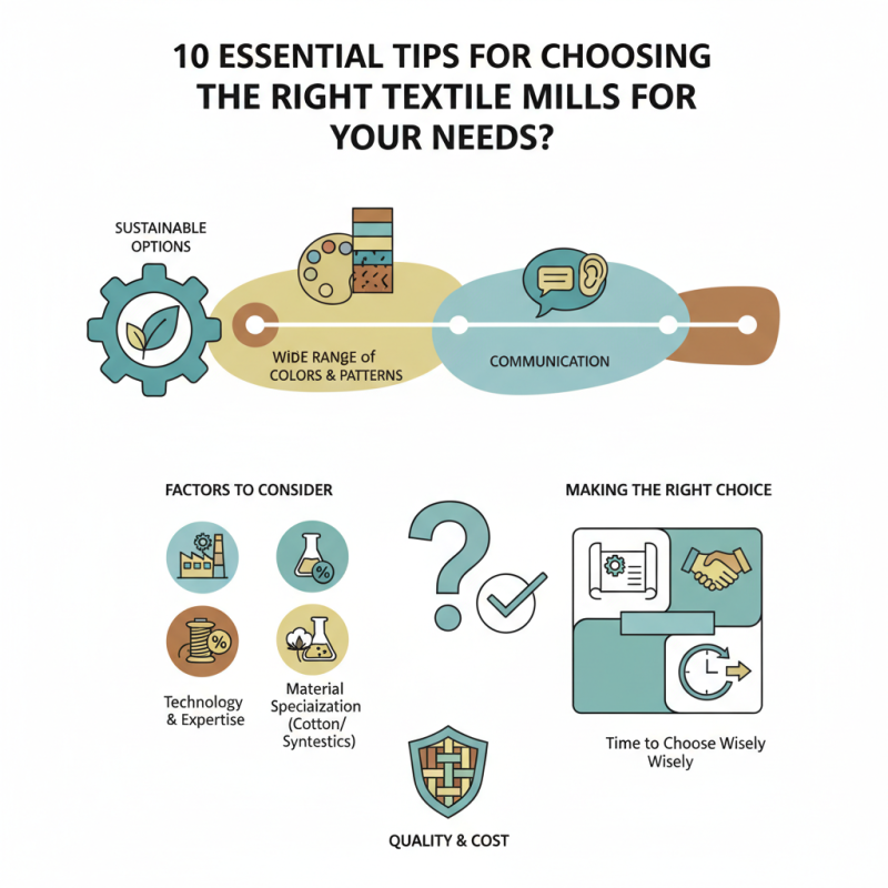 10 Essential Tips for Choosing the Right Textile Mills for Your Needs?