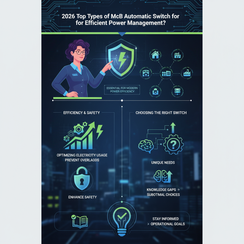 2026 Top Types of Mcb Automatic Switch for Efficient Power Management?