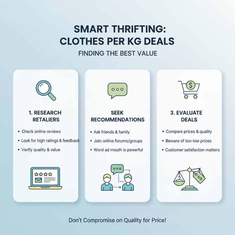 How to Find the Best Clothes Per Kg Deals?
