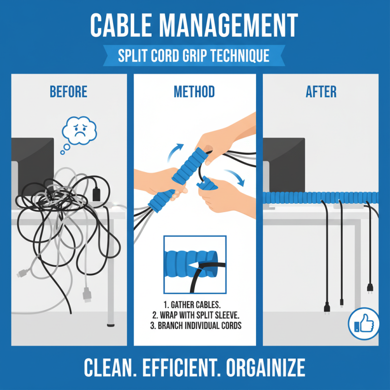 How to Use a Split Cord Grip for Better Cable Management?