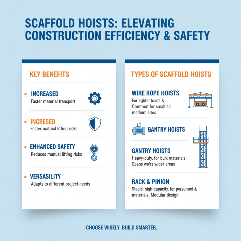 Why Choose Scaffold Hoists for Your Construction Projects?