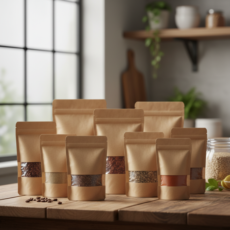 2026 Best Kraft Stand Up Pouches for Food Packaging Why Are They Popular?
