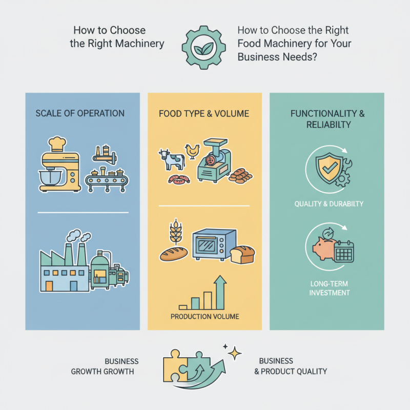 How to Choose the Right Food Machinery for Your Business Needs?