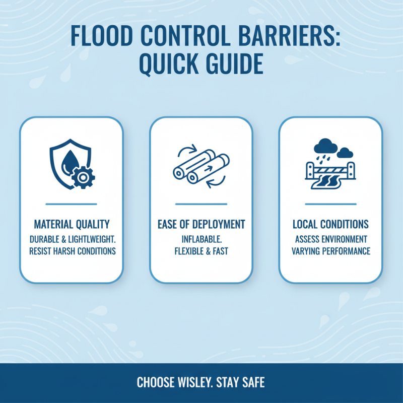 2026 Best Temporary Water Barriers for Effective Flood Management Solutions?