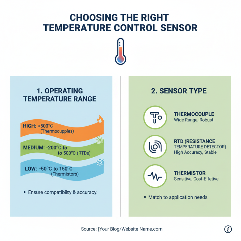 How to Choose the Right Temperature Control Sensor for Your Needs?