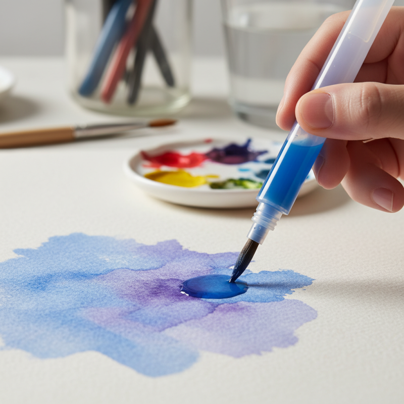 How to Use a Refillable Watercolor Brush Effectively?