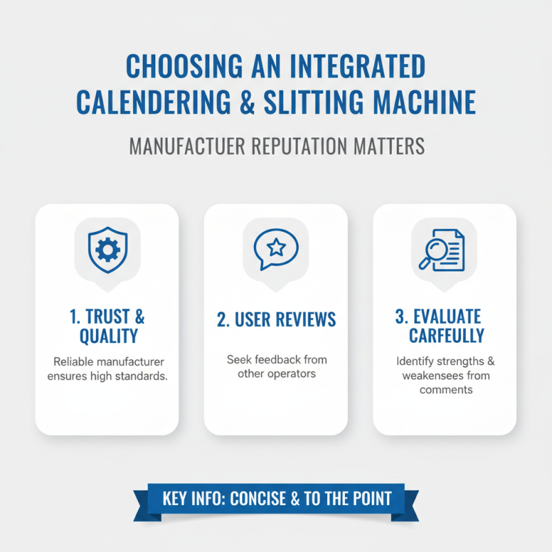 How to Choose the Right Integrated Calendering and Slitting Machine?