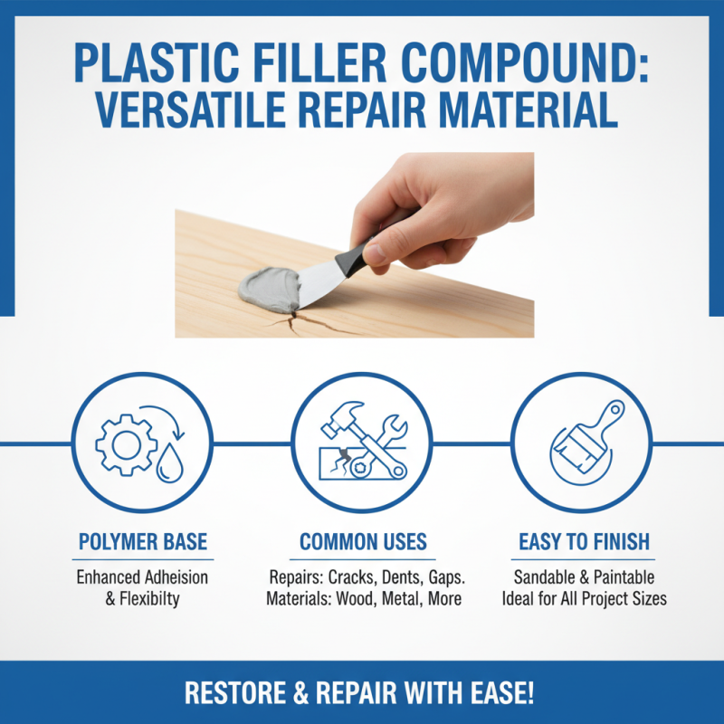 How to Use Plastic Filler Compound for Perfect Repairs?