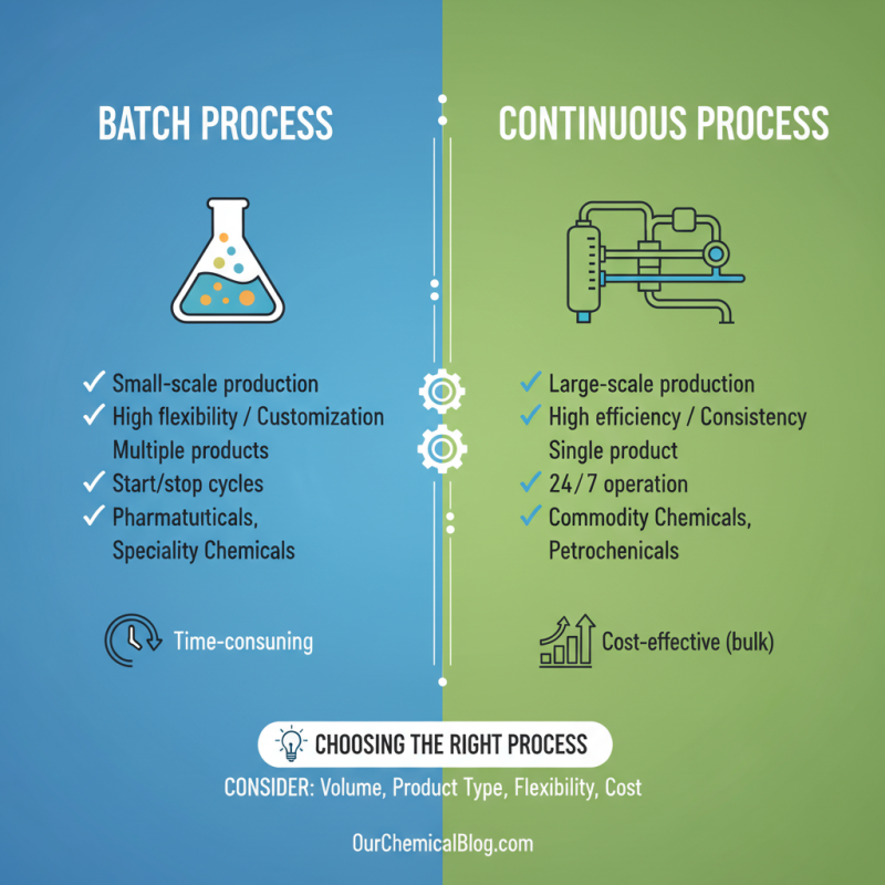 How to Choose the Right Chemical Manufacture Process for Your Needs?