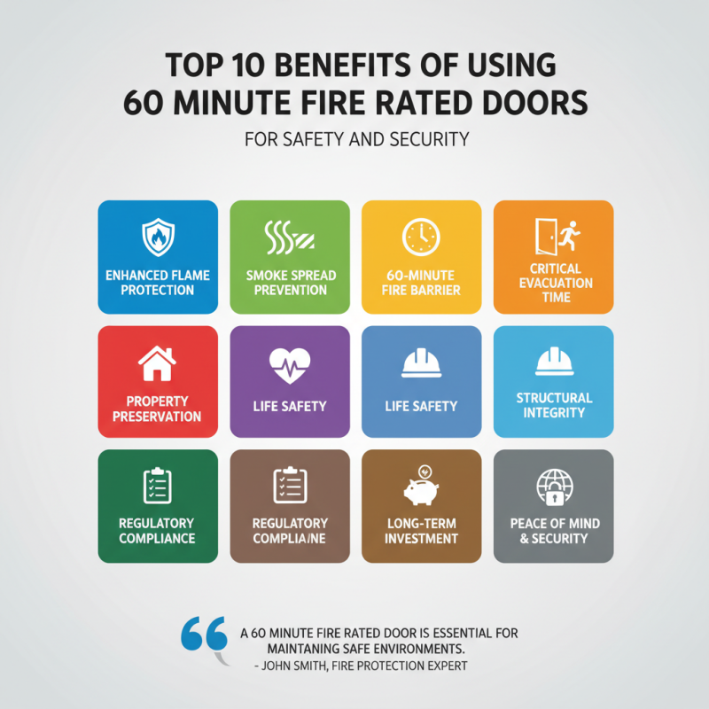 Top 10 Benefits of Using 60 Minute Fire Rated Doors for Safety and Security?