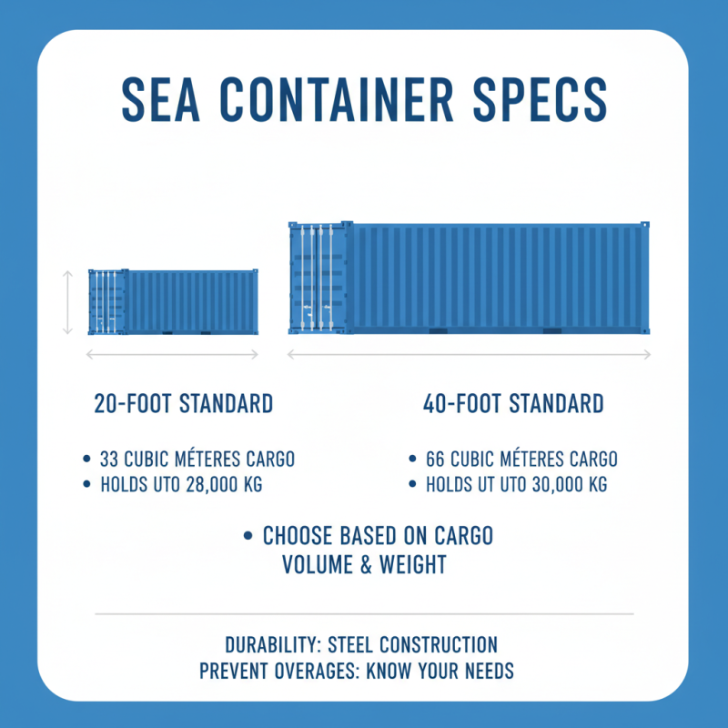 How to Choose the Best Sea Container for Shipping Needs?