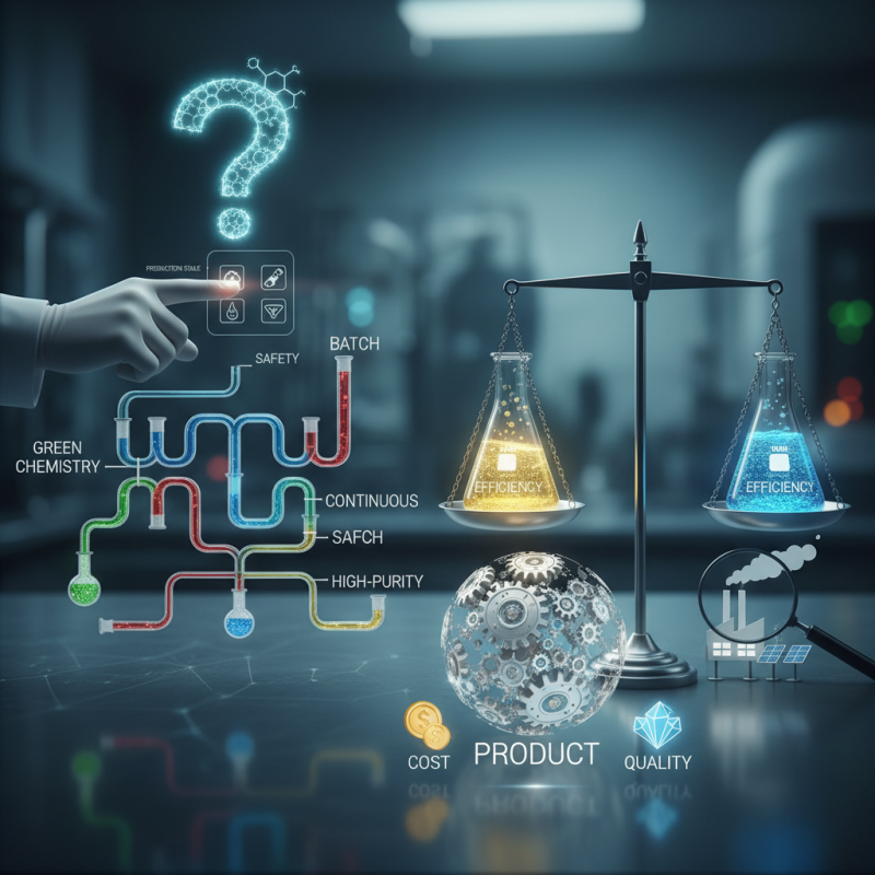 How to Choose the Right Chemical Manufacture Process for Your Needs?