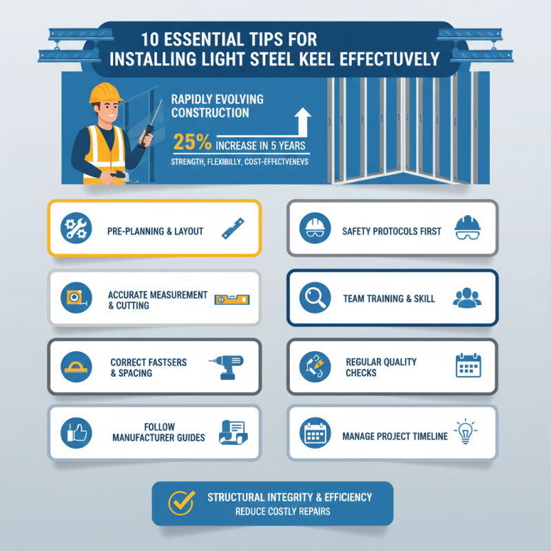 10 Essential Tips for Installing Light Steel Keel Effectively