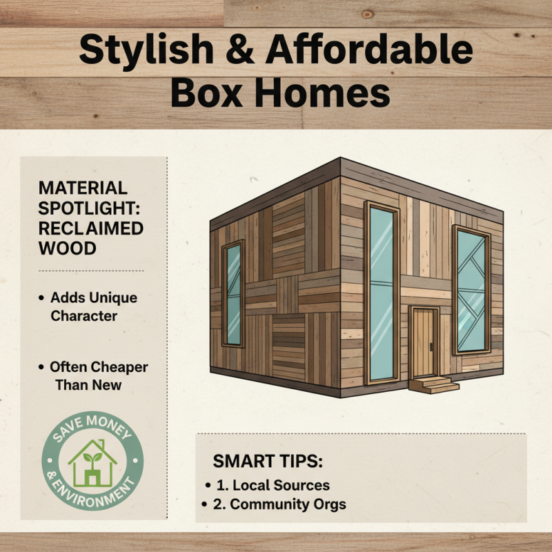 How to Build Box Homes Easily and Affordably?