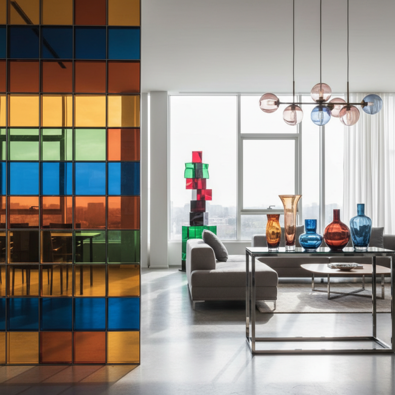 Why Is Colored Glass Popular in Modern Design?