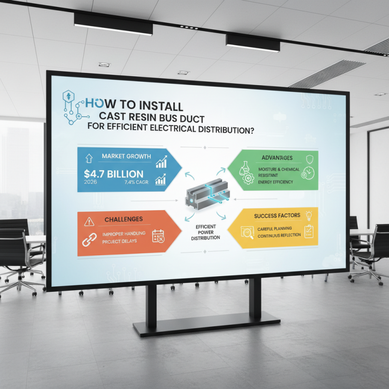 How to Install Cast Resin Bus Duct for Efficient Electrical Distribution?