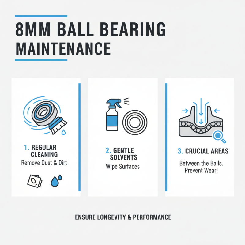 What is an 8mm ball bearing and how is it used?