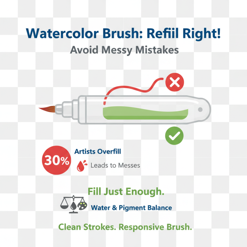 How to Use a Refillable Watercolor Brush Effectively?