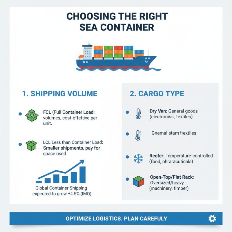 How to Choose the Best Sea Container for Shipping Needs?