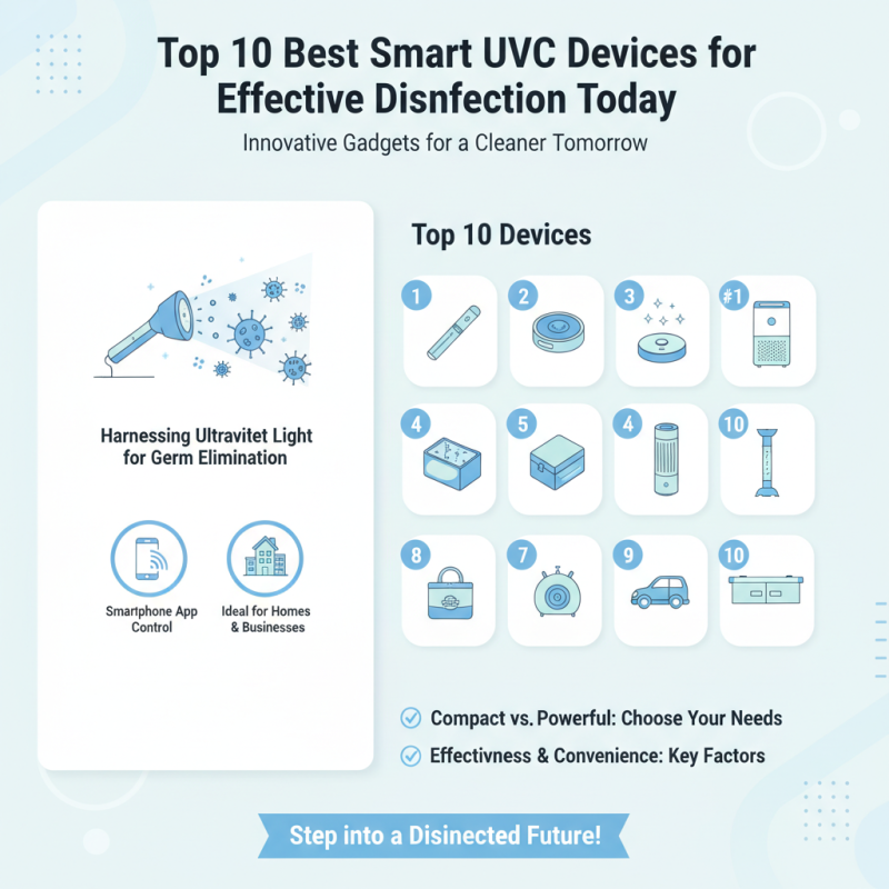 Top 10 Best Smart UVC Devices for Effective Disinfection Today?