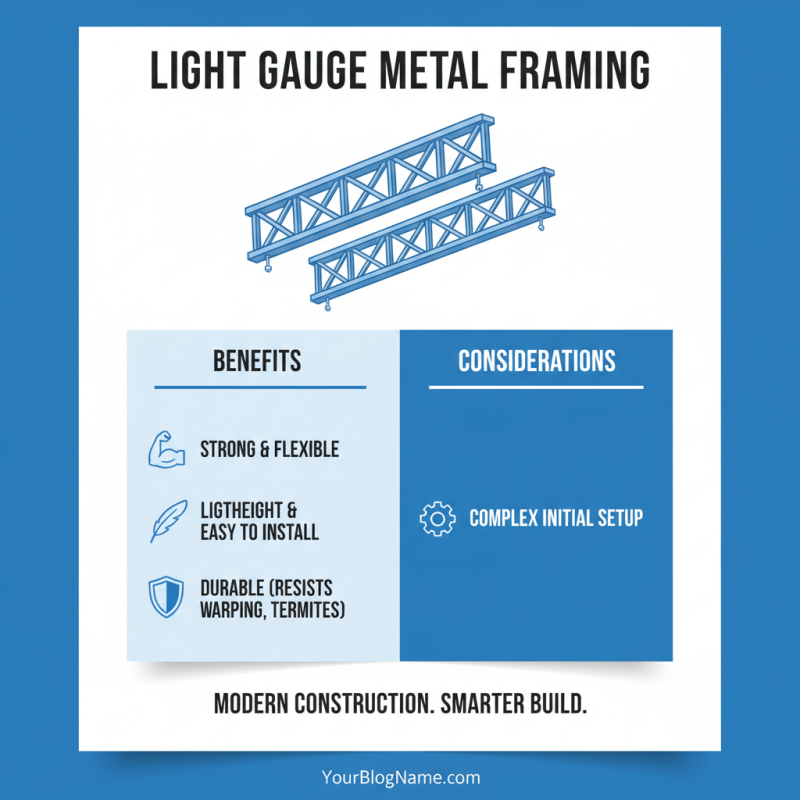 How to Install Light Gauge Metal Framing for Your Construction Project?
