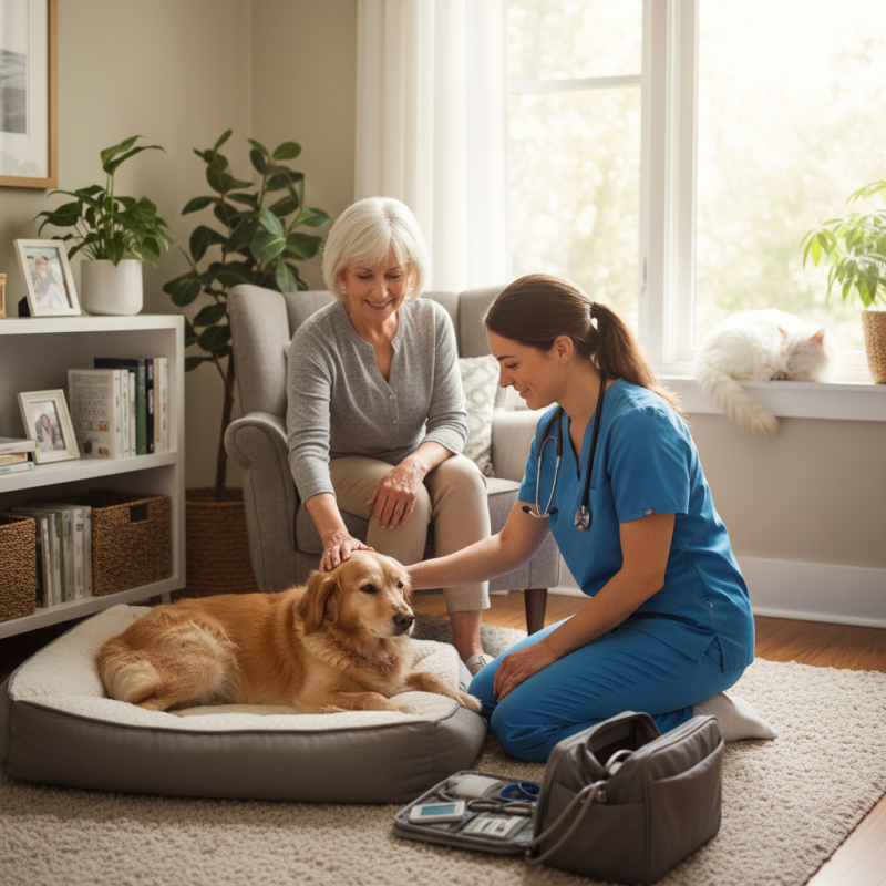 Top 10 Benefits of Using Home Vet Services for Your Pets?