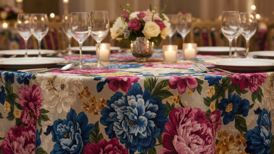 How to Choose the Perfect Floral Tablecloth for Your Event?