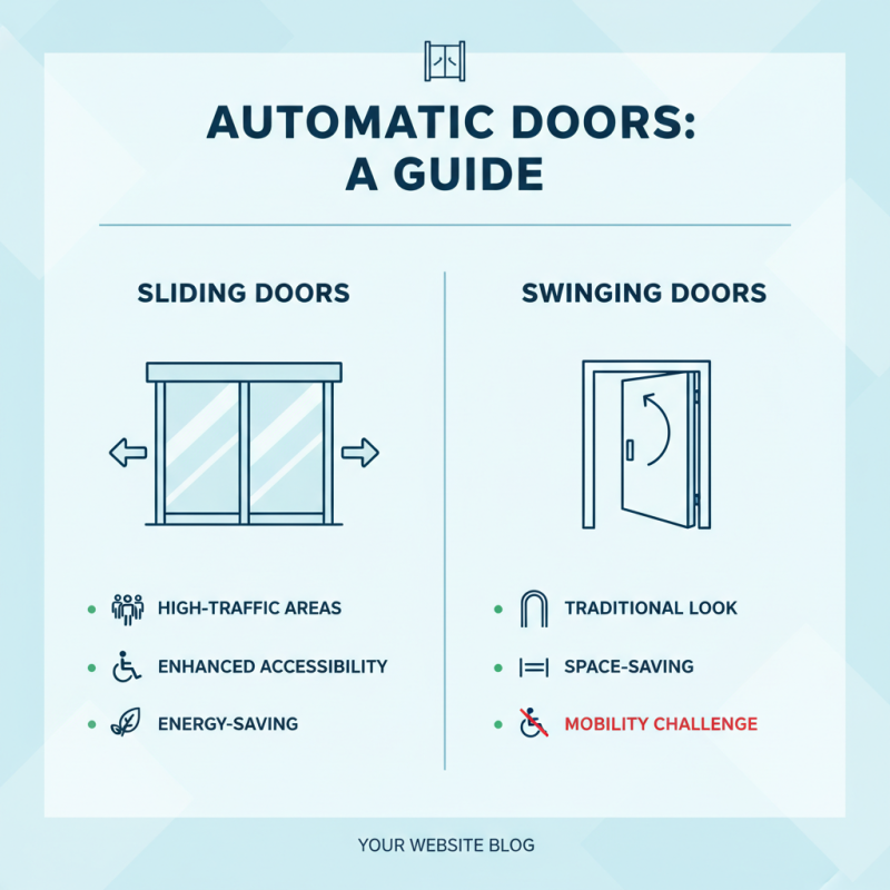 How to Choose the Right Automatic Doors for Your Business Needs?