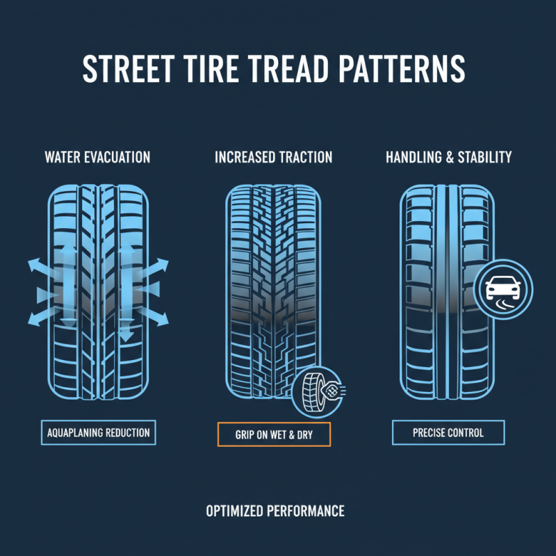 What are street tires and how do they impact performance?