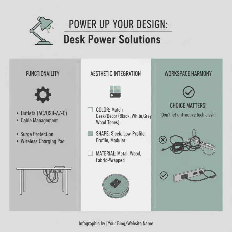 How to Choose the Right Desk Power Solutions for Your Workspace?