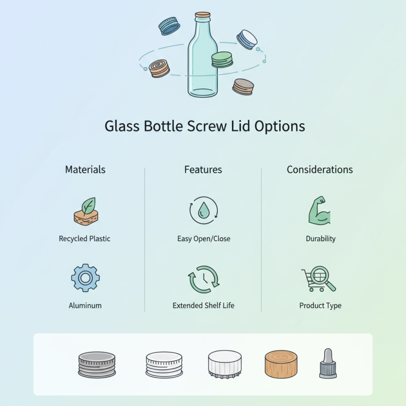 2026 Best Glass Bottle Screw Lid Options for Your Needs?