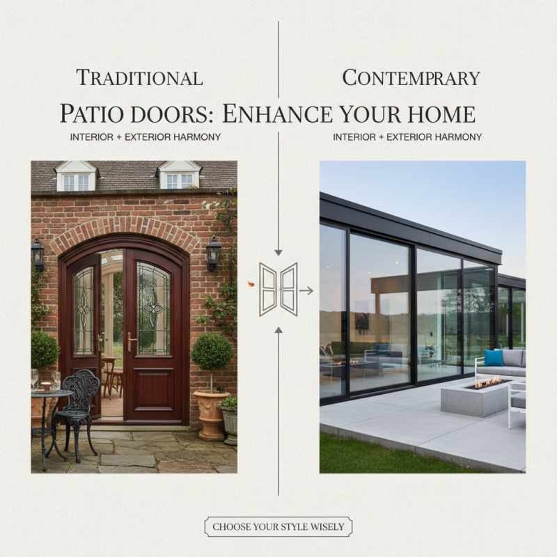How to Choose the Best Patio Doors for Your Home?