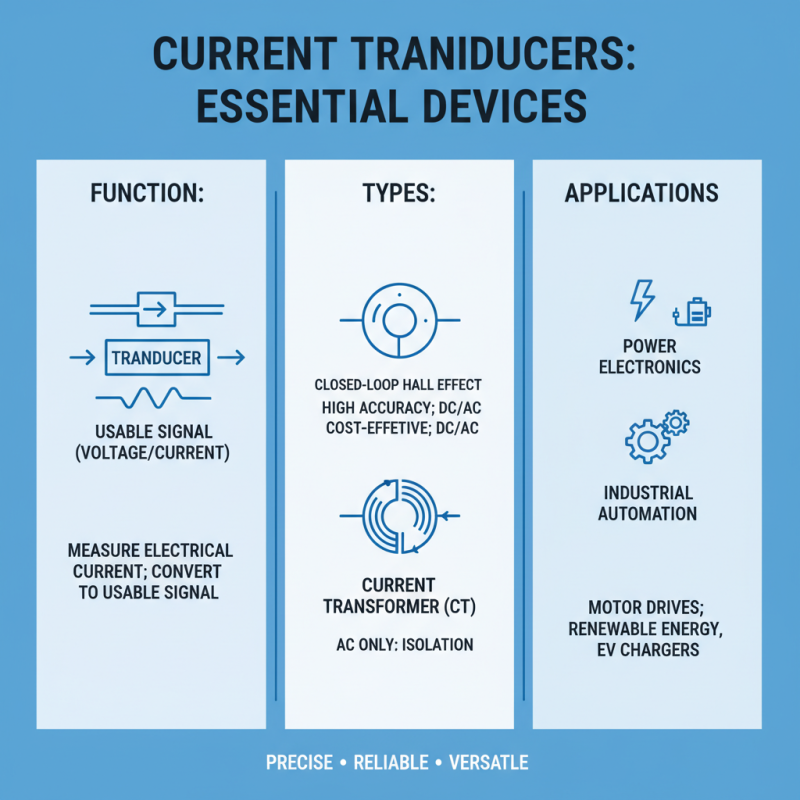 What is a Current Transducer and How Does it Work?