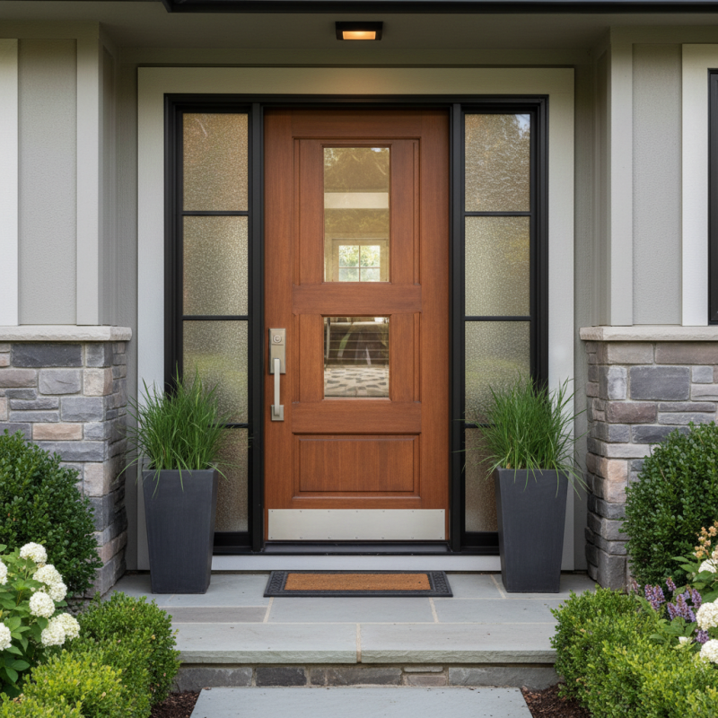 How to Choose a Front Door with Sidelights for Your Home?