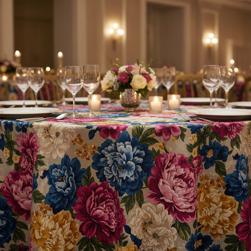 How to Choose the Perfect Floral Tablecloth for Your Event?