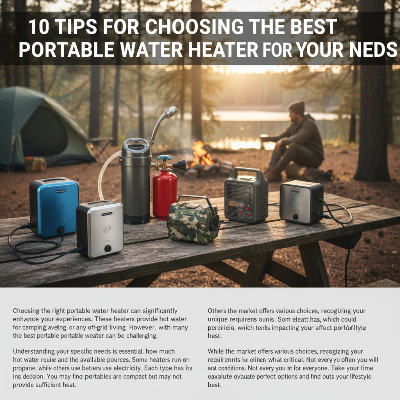 10 Tips for Choosing the Best Portable Water Heater for Your Needs?