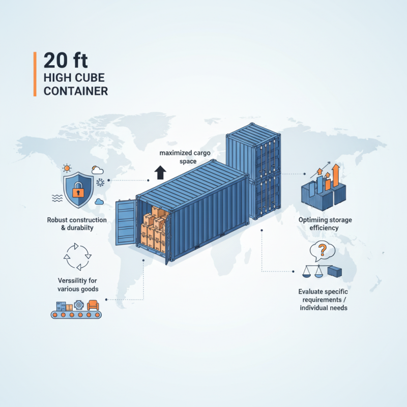 Top Features of 20 ft High Cube Container for Shipping and Storage Solutions?