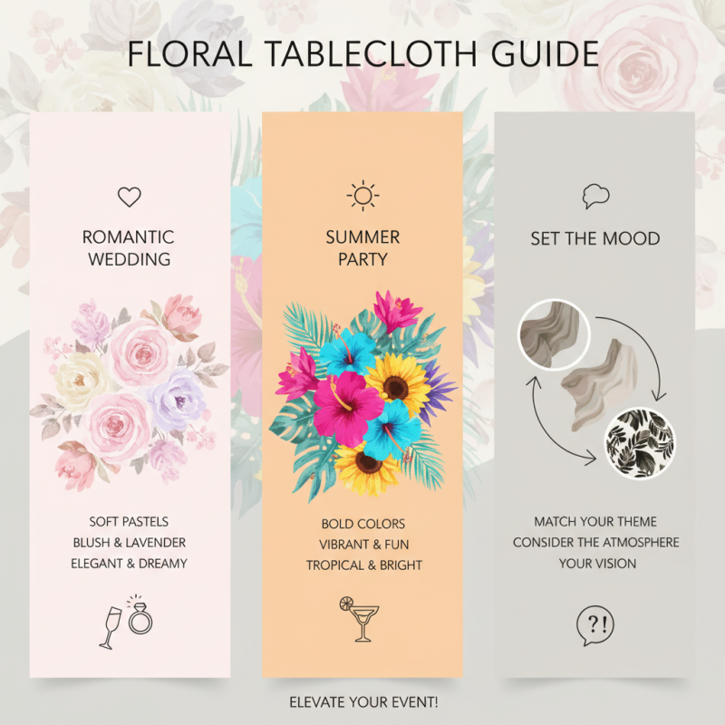 How to Choose the Perfect Floral Tablecloth for Your Event?